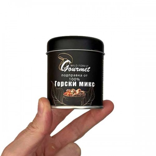 Подправка от 100% сушени гъби на прах - Горски микс 'Wild Forest Gourmet', 40 г Подправка от 100% сушени гъби на прах - Горски микс 'Wild Forest Gourmet', 40 г